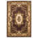 Corinthian Plum Ivory Machine Woven Hand Carved Floral Medallion Indoor Area Rug