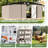 14 Ft. W X 12 Ft. D Outdoor Metal Storage Shed
