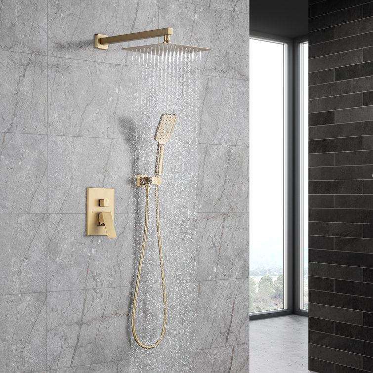 Système de douche complet avec valve brute