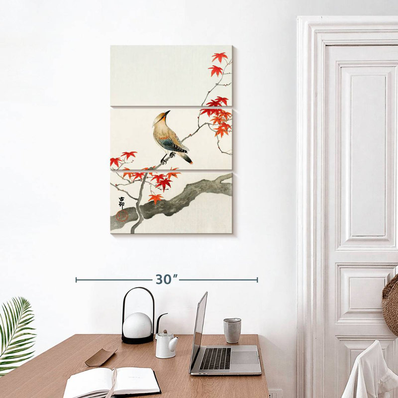 Harnek, peste japonaise sur érable, H 32 po x l 20 po
