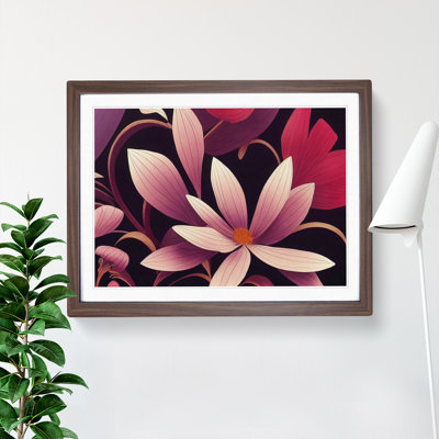 Distinguished Flowers - Single Picture Frame Painting