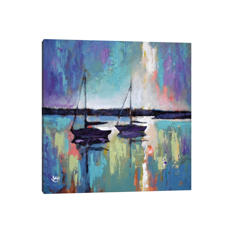 Light Breaking Through The Clouds by Kip Decker - Wrapped Canvas Painting, 66.04 cm H x 66.04 cm W x 1.91 cm D