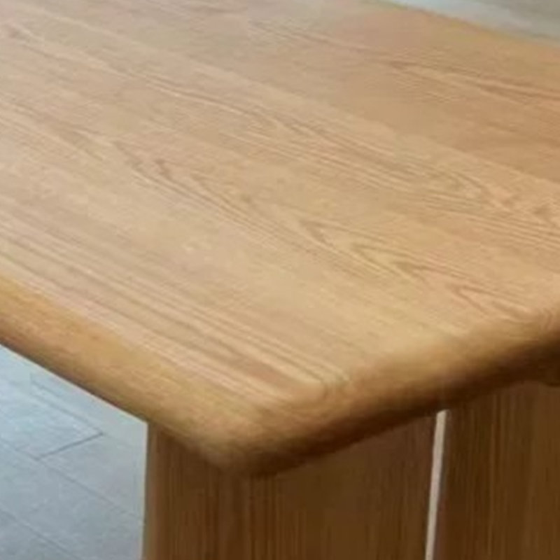 Jerina Ash Solid Wood Dining Table, 31.49" W x 70.86" L