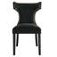 Chaises de salle à manger Curve Performance Velvet - ensemble de 2 par Modway-1830607145