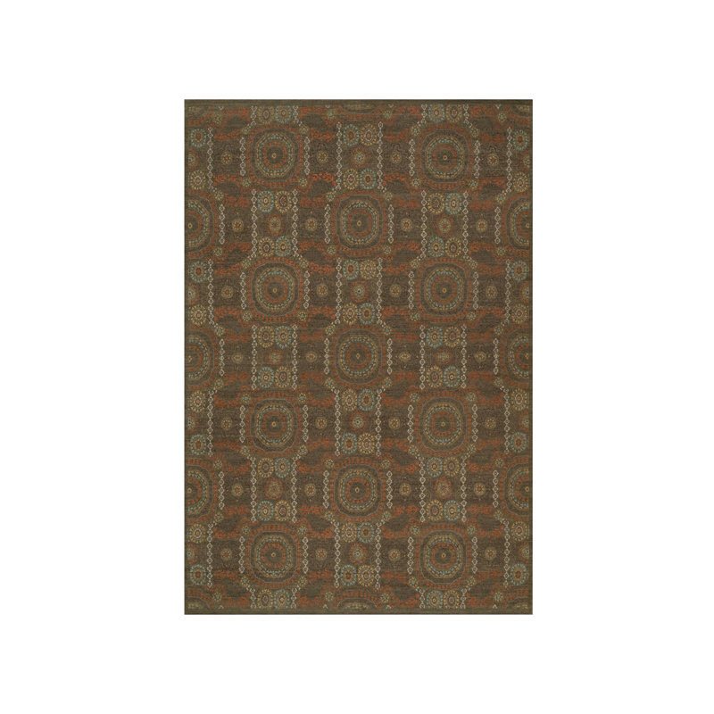 Tapis surdimensionné brun en laine noué à la main 10 pi 1 po x 15 pi 1 po Himalayan 229CC827EB454282808CDAF7EE636B64