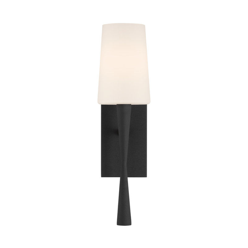 Aysegul 5'' Black Forged Sconce, Black