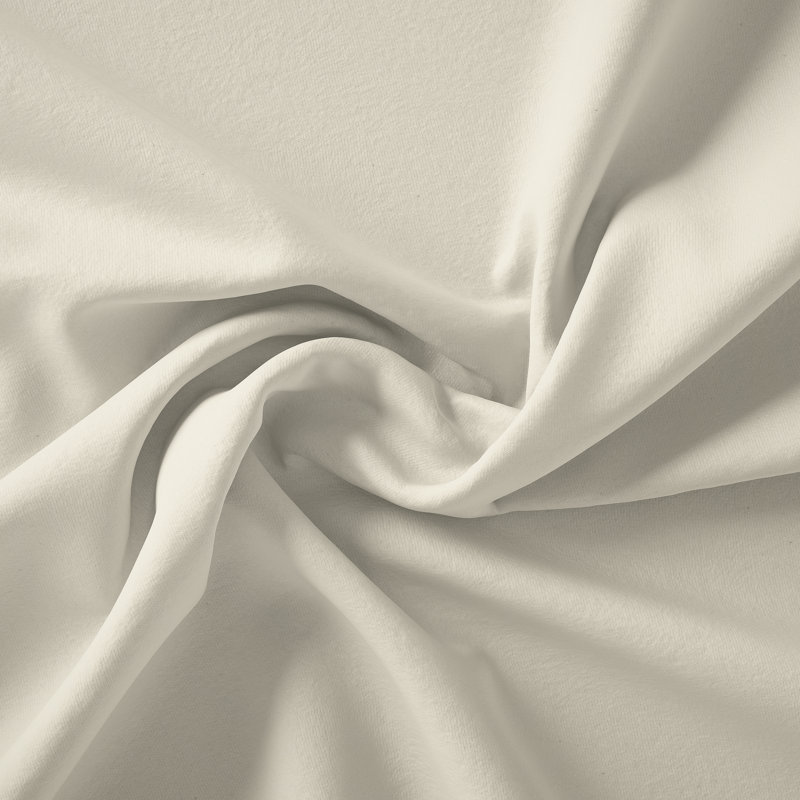 Ensemble de 2 taies d'oreiller en microfibre ultra douce, Ivoire, Taie d’oreiller standard