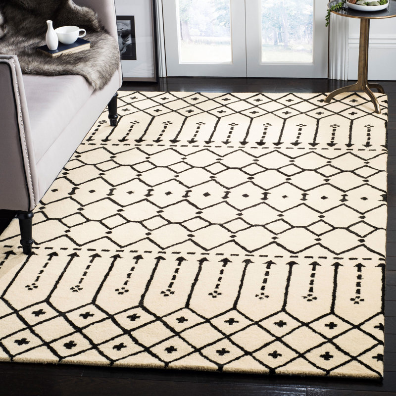 Tapis en laine touffeté à la main Griffiths, Rectangle 10 pi x 14 pi