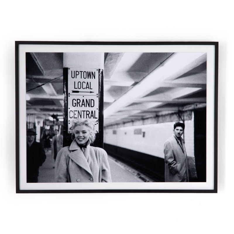 Grand Central Marilyn Print by Getty Images, 30" H x 40" W x 2.5" D