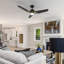 Ventilateur de plafond intelligent à 3 pales avec lumière DEL-403107346-460855263