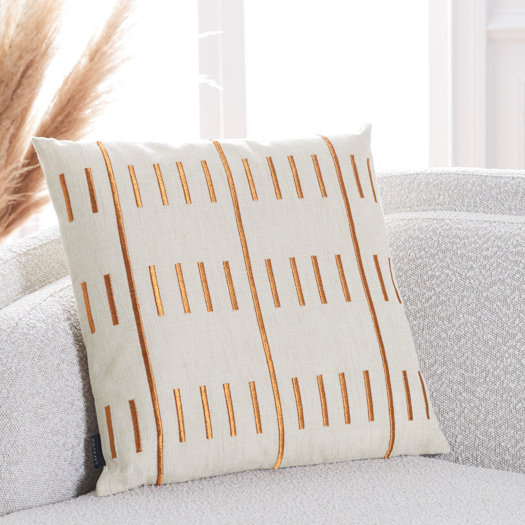 Lizabet Square Pillow Cover & Insert Safavieh 