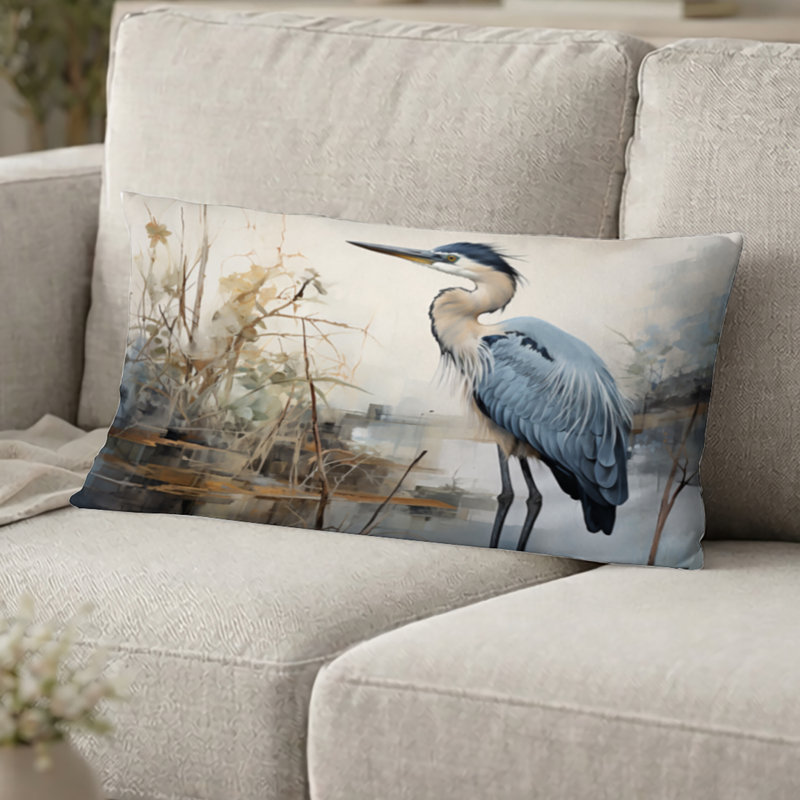 Coussin Heron, H 12 po x l 20 po