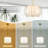 4 - Light Dimmable Drum Lantern Chandelier-227142150