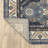 Genesis Triple Medallion Traditional Blue/Rust Area Rug-1007960873