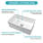 33 Inch White Ceramic Single Bowl Kitchen Sink With Reversible Design And Deep Basin For Efficient Cleaning.