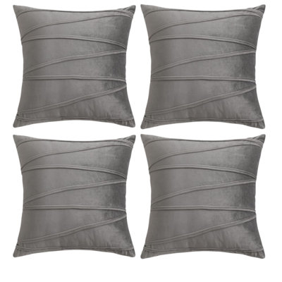 Housse de coussin carré en velours