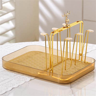 Illy Tabletop Wine Bottle & Glass Rack