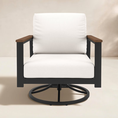 Townsend Outdoor Rocking Metal Chair with Sunbrella® Cushions
