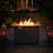 25" H x 40" W Dorace Rectangle Steel Propane Fire Pit Table, Black-846668713