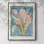 Tulipe, aquarelle, croquis I, reproduction encadrée - bois massif-80159664