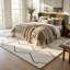 Tapis intérieur / extérieur à treillis beige / noir 8 pi x 11 pi (7 pi 10 po x 10 pi 10 po) Lenya de Branch Branch-566972000