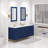 Bristol 72" Carrara White Marble Countertop Bath Vanity with Faucet-421926448