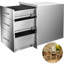 BBQ Island Outdoor Kitchen Triple Drawers 20.25"X14" Stainless Steel