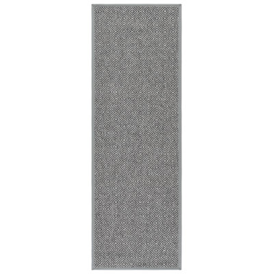 Napa Faux Sisal 144 Area Indoor/Outdoor Area Rug In Marble / Charcoal