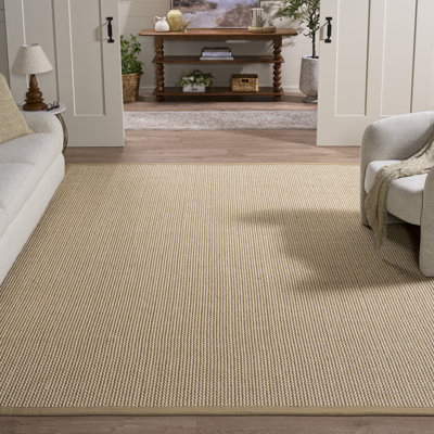 Tapis uni en laine et sisal Godolphin