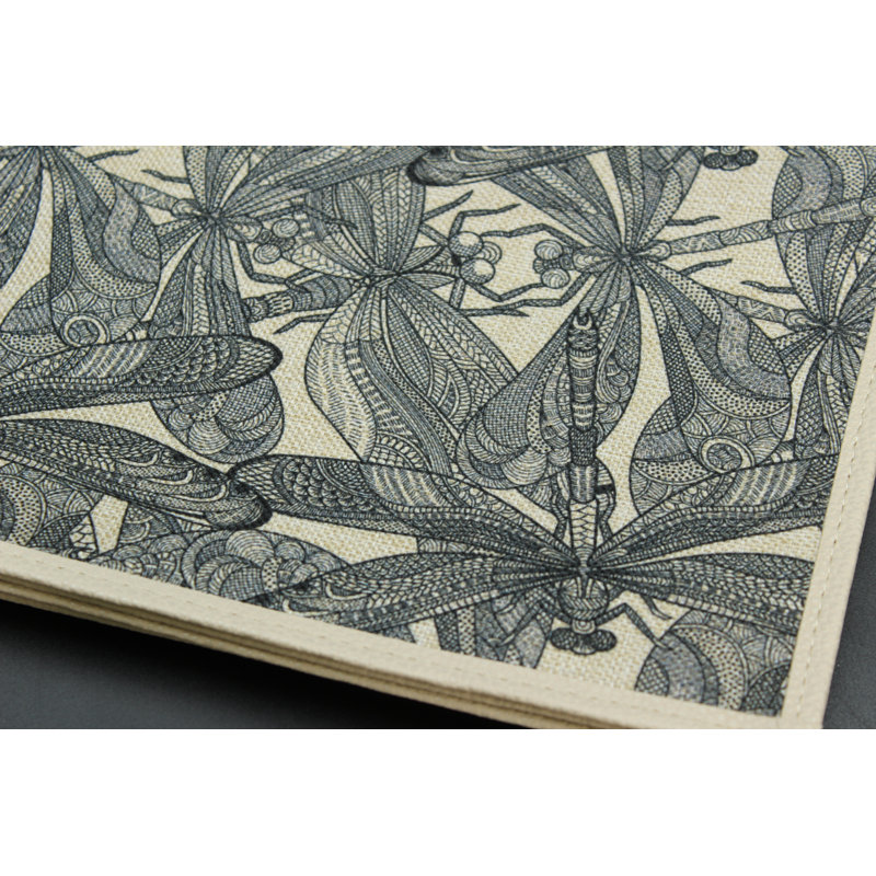 Hemp Dragonfly Rectangular Placemat (Set Of 6)