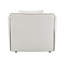 Chaise en chenille beige avec oreiller Yolanda