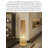 Japanese-style bamboo-woven solid wood floor lamp