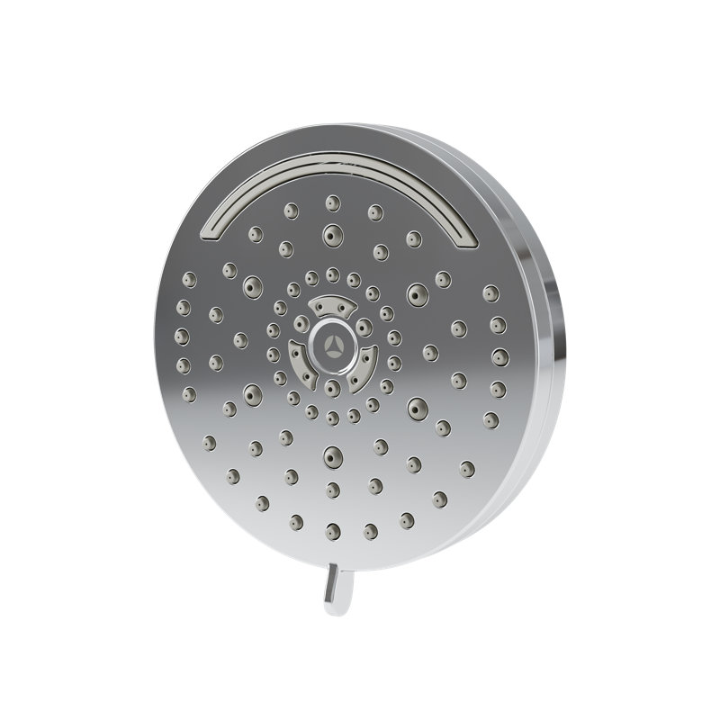 Pomme de douche multifonctionnelle 6 po, Chrome poli, 1,5 gallons par minute