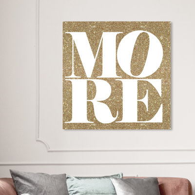 More Love Glitter - Art textuel