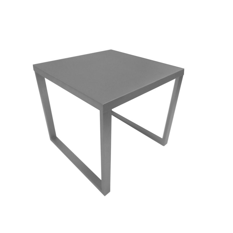 Jaylen Stainless Steel Top End Table
