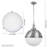 Simple Globe 2-Light Pendant Light-39122199