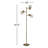 Quintessa 67.5'' Brass Tree Floor Lamp
