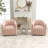 Annelotte Velvet Swivel Barrel Chair-797866377