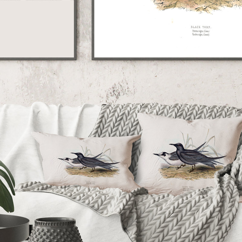Housse et insert d'oreiller rectangulaire Bird of Europe II