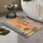 Tapis antidérapant pour salle de bain et chambre à coucher Sunset