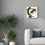 «Epic Graffiti» «Black And Cream 1» par Chris Paschke, art mural sur toile, 18 po x 18 po
