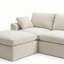Canapé modulaire en forme de L 110 po, 4 pièces, sans assemblage-130088274-132712217