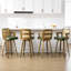 Tabouret de bar et tabouret de bar 26,77 po avec accoudoirs-2133399063-2129382415
