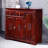 Solid wood home storage shoe cabinet