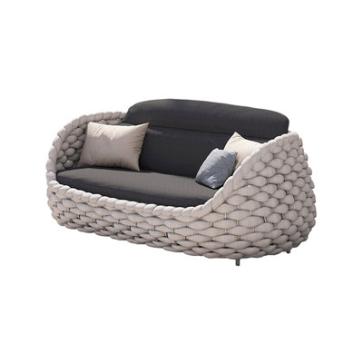 Dayanira 70.87'' Wide Outdoor Rectangle Patio Sofa with Cushions -  Brayden StudioÂ®, F28B7C816579468E80C0BF05EAF3710C