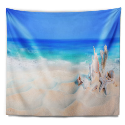 Coquilles de mer de mer de tapisserie avec accessoires suspendus inclus