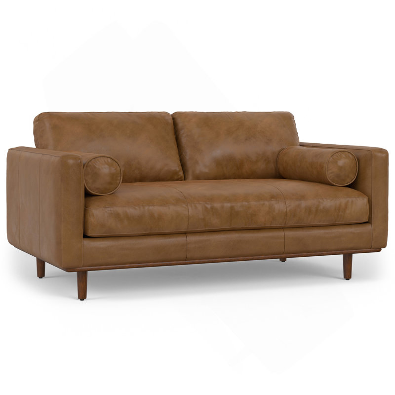 72" Sofa - Caramel Brown, Caramel Brown