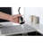 Kitchen Sink Faucet Single Handle Pull Down , Stainless Steel Material, Brushed Nickel Finish, 360 Rotating High Nozzle, Three Water Output Types For Work, Lever Management, Rust Surface Treatment-283934621