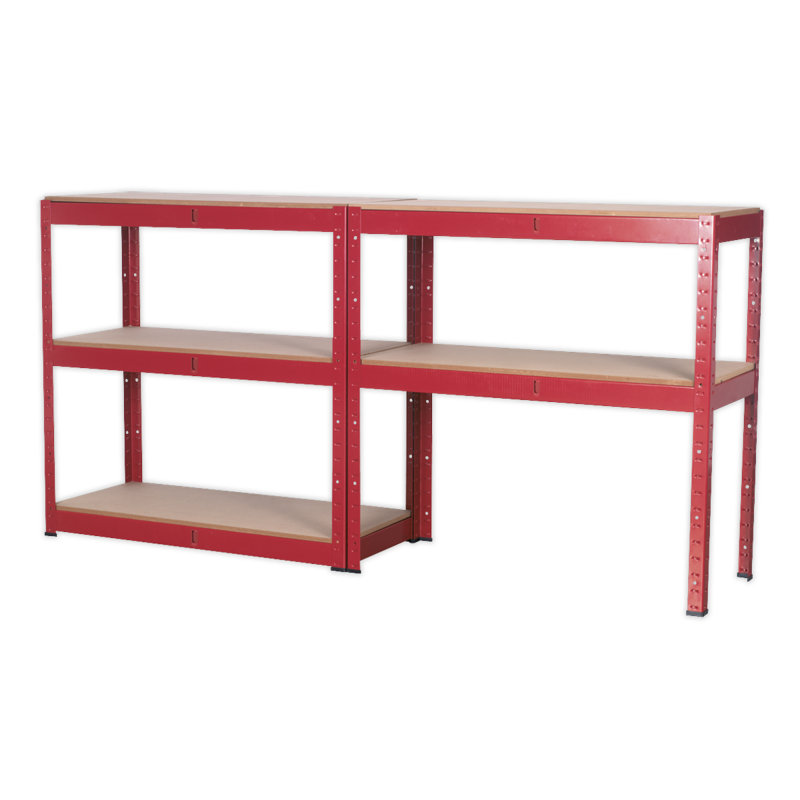 Kalene Metal Shelving Unit, 180cm H x 90cm W x 40cm D