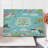 Ambesonne Saying Cutting Board Large Size Keep Calm Multicolor